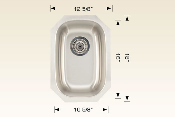 Bosco 207029 Builder Series Stainless Steel Kitchen Sink