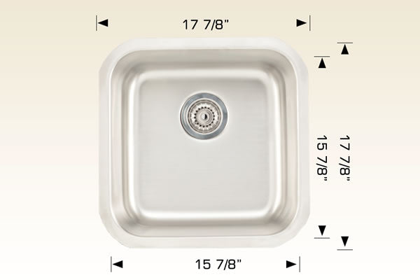 Bosco 207032 Builder Series Stainless Steel Kitchen Sink