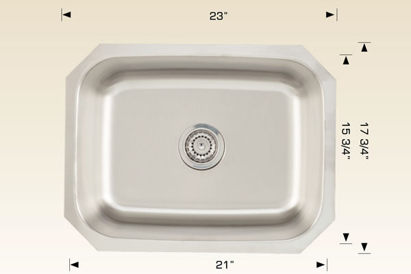 Bosco 207033 Builder Series Stainless Steel Kitchen Sink
