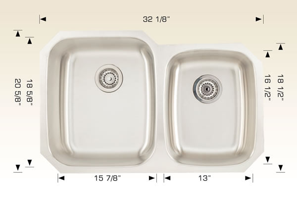 Bosco 207035 Builder Series Stainless Steel Kitchen Sink