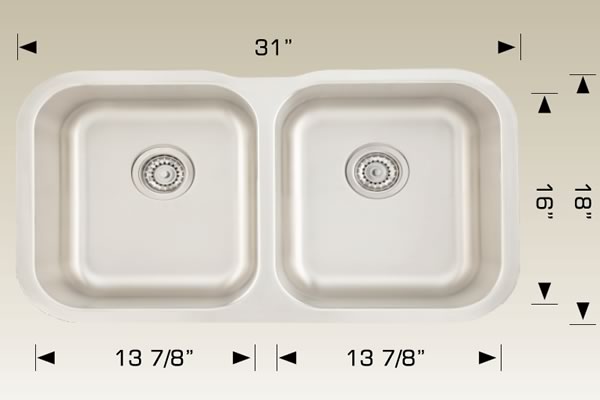 Bosco 207041 Standard Series Stainless Steel Kitchen Sink