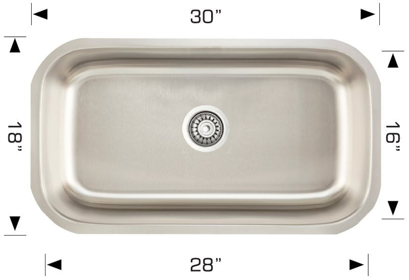 Bosco 207046 Builder Series Stainless Steel Kitchen Sink