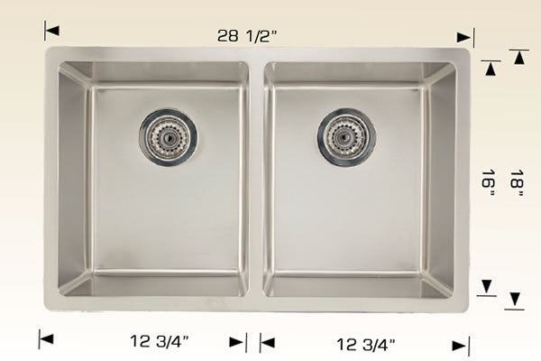 Bosco 207116 Standard Series Stainless Steel Kitchen Sink