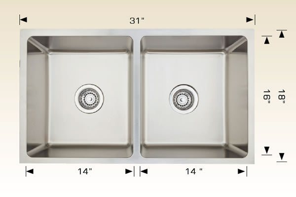 Bosco 207117 Standard Series Stainless Steel Kitchen Sink