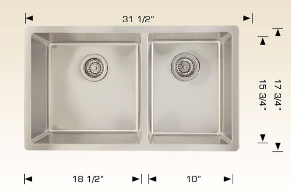 Bosco 207119 Standard Series Stainless Steel Kitchen Sink