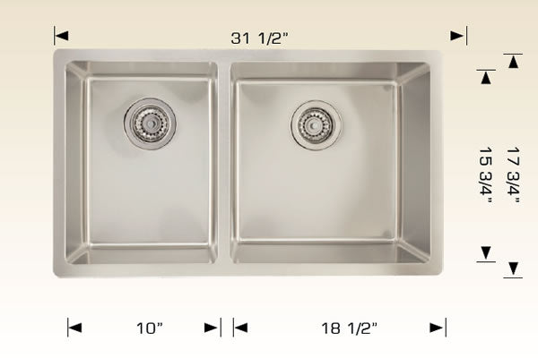 Bosco 207121 Standard Series Stainless Steel Kitchen Sink