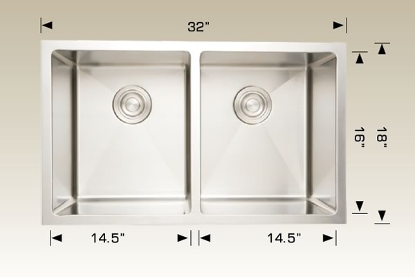 Bosco 208001 Standard Series Stainless Steel Kitchen Sink