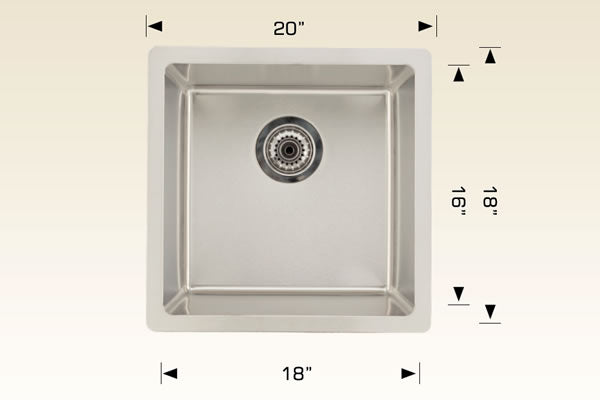 Bosco 208007 Builder Series Stainless Steel Kitchen Sink