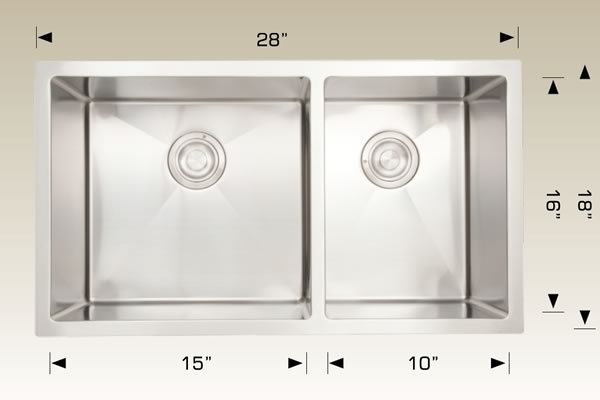 Bosco 208011 Standard Series Stainless Steel Kitchen Sink