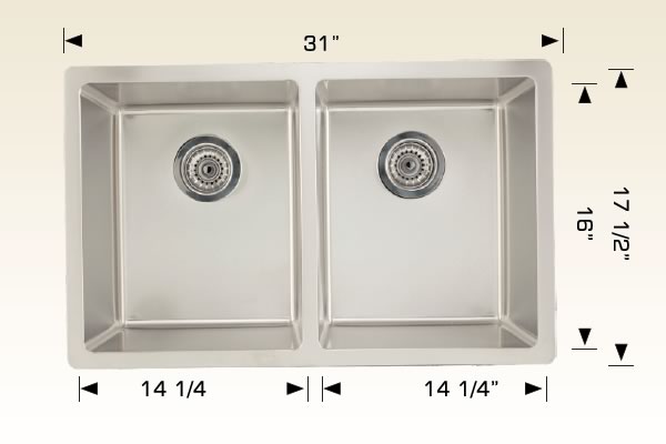 Bosco 208013 Builder Series Stainless Steel Kitchen Sink