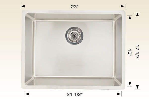 Bosco 208016 Builder Series Stainless Steel Kitchen Sink