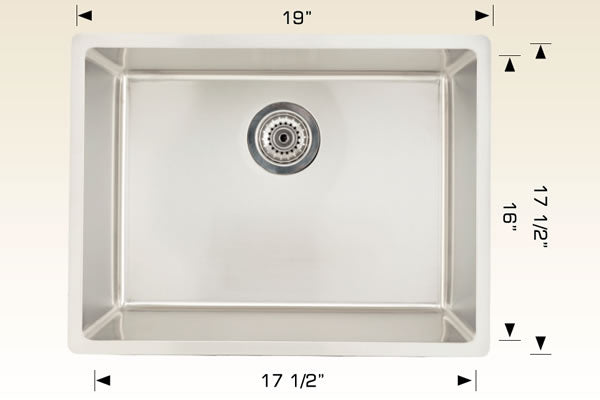 Bosco 208017 Builder Series Stainless Steel Kitchen Sink