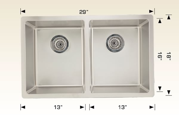 Bosco 208022 Builder Series Stainless Steel Kitchen Sink