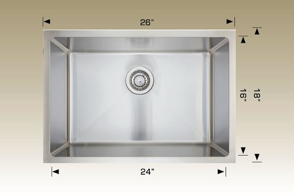 Bosco 208050 Super Series Stainless Steel Kitchen Sink