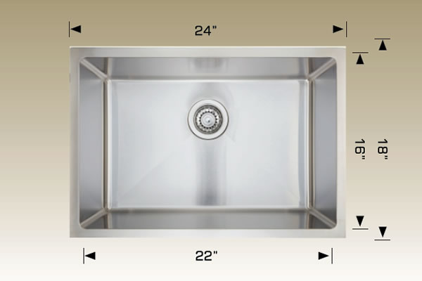 Bosco 208051 Super Series Stainless Steel Kitchen Sink