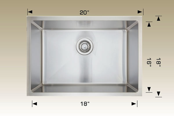 Bosco 208052 Super Series Stainless Steel Kitchen Sink