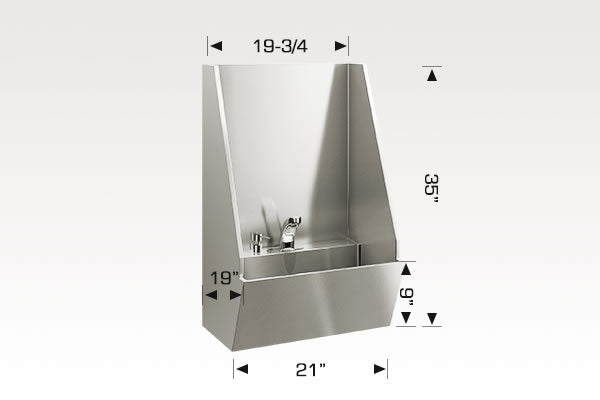 Bosco 212119 Stainless Steel Hand-Wash Station