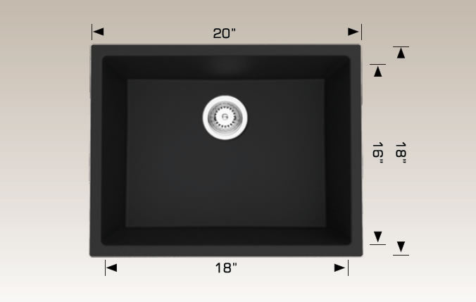 Bosco 215020 Granite Series Kitchen Sinks