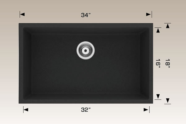 Bosco 215034 Granite Series Kitchen Sinks