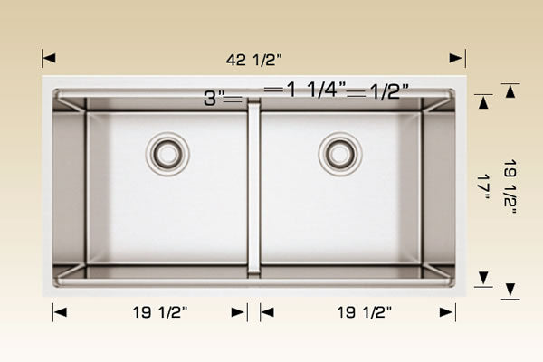 Bosco 224219 Linear Granite Series Kitchen Sink