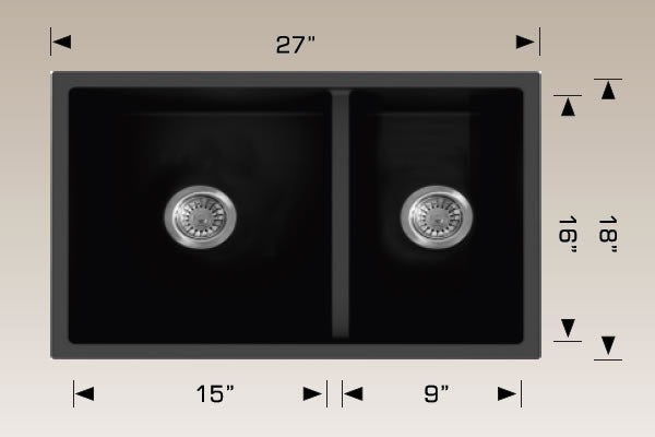 Bosco 225027 Granite Series Kitchen Sinks