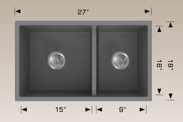 Bosco 225127 Granite Series Kitchen Sinks