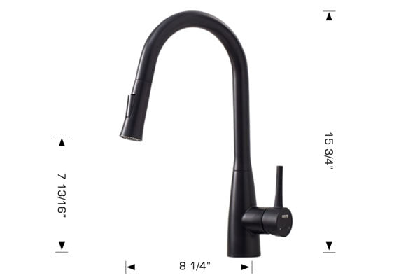 Bosco 200108BK Kitchen Faucet