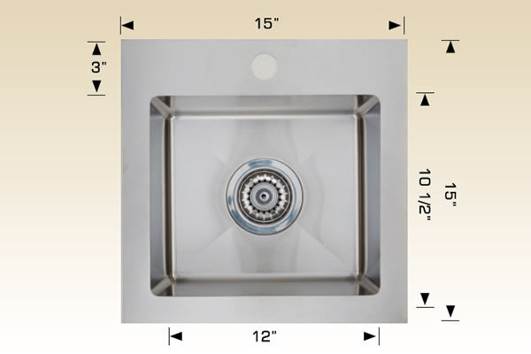 Bosco 201506-1 RV Series Stainless Steel Kitchen Sink