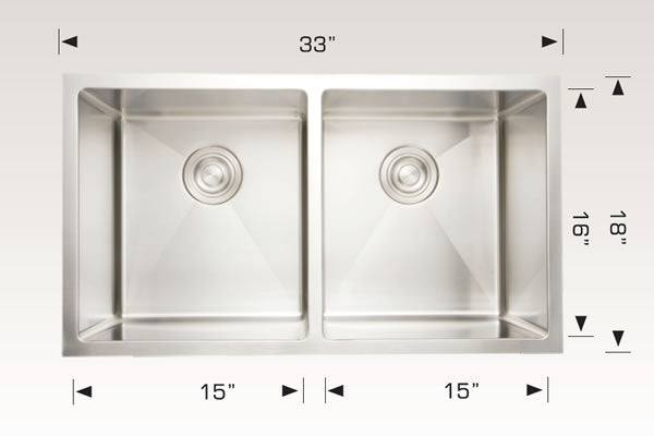 Bosco 203316 Plus Diamond Plus Series Stainless Steel Kitchen Sink