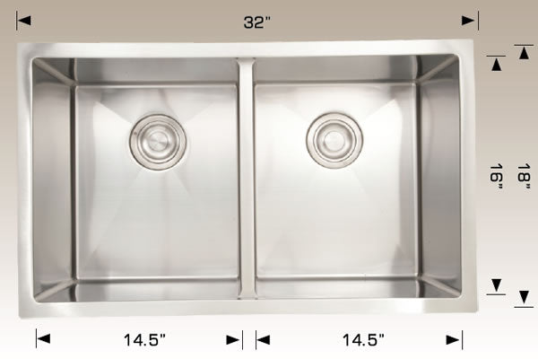 Bosco 203318M Deluxe Series Stainless Steel Kitchen Sink