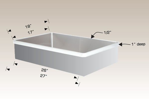 Bosco 203349B Laundry Series Stainless Steel Sink