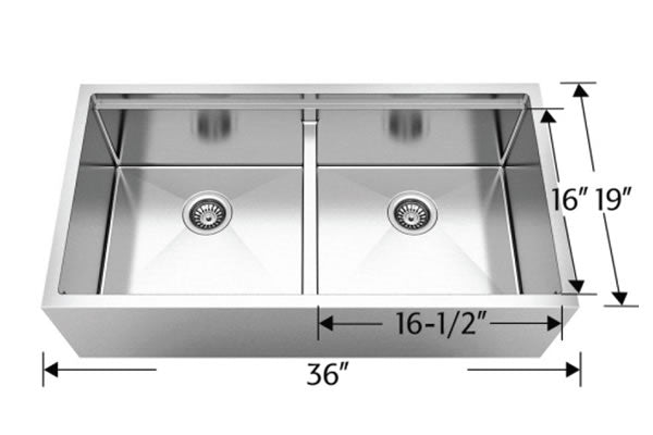 Bosco 203625M Titanium Series Plus Stainless Steel Kitchen Sink
