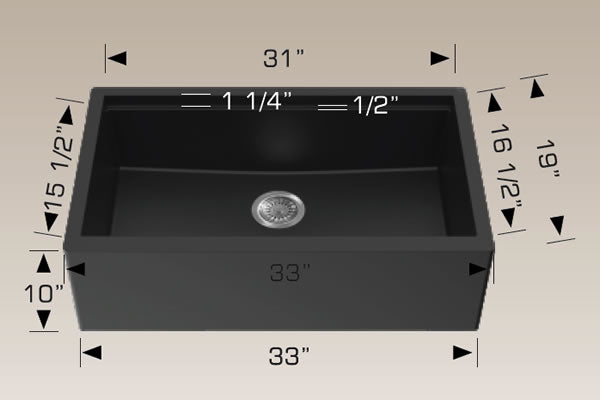 Bosco 205033M Granite Series Kitchen Sinks