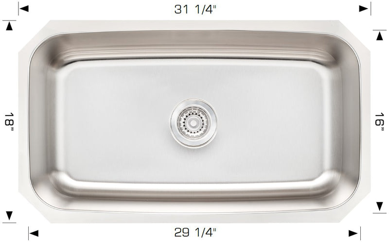 Bosco 207009B Super Series Stainless Steel Kitchen Sink