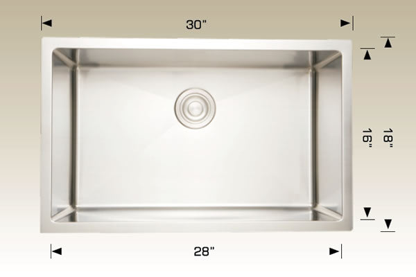 Bosco 208002 Plus Standard Plus Series Stainless Steel Kitchen Sink