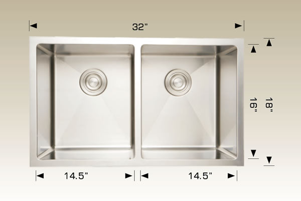 Bosco 208005 Plus Standard Plus Series Stainless Steel Kitchen Sink