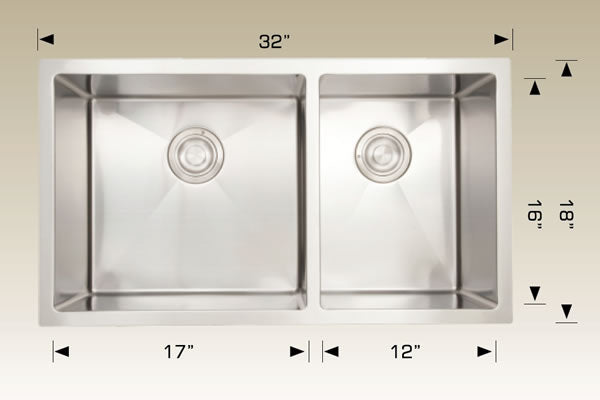 Bosco 208010 Plus Standard Plus Series Stainless Steel Kitchen Sink