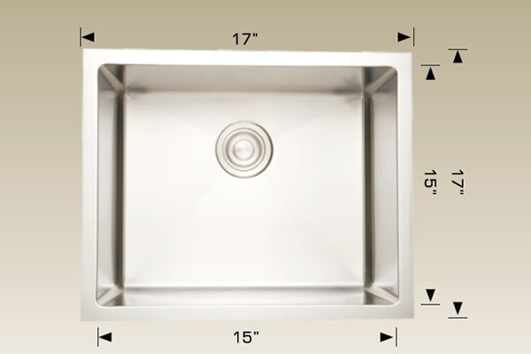Bosco 208012 Plus Standard Plus Series Stainless Steel Kitchen Sink