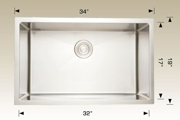 Bosco 208033 Plus Standard Plus Series Stainless Steel Kitchen Sink