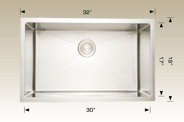 Bosco 208034 Plus Standard Plus Series Stainless Steel Kitchen Sink