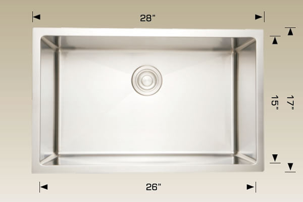 Bosco 208057 Plus Standard Plus Series Stainless Steel Kitchen Sink