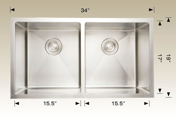 Bosco 208058 Plus Standard Plus Series Stainless Steel Kitchen Sink