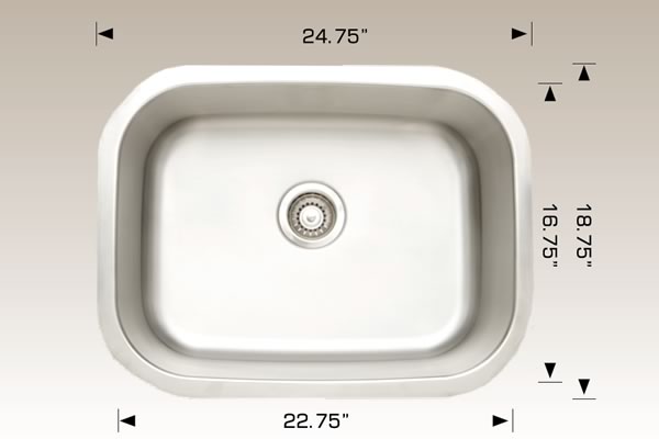 Bosco HU207005 Laundry Series Stainless Steel Sink