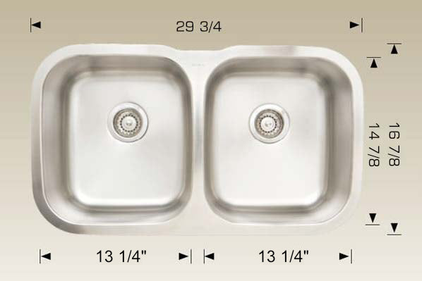 Bosco HU207010 Standard Series Stainless Steel Kitchen Sink
