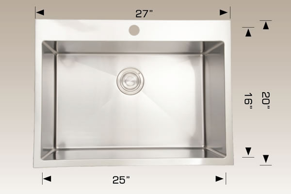 Bosco T202221 Plus Deluxe Plus Series Stainless Steel Kitchen Sink