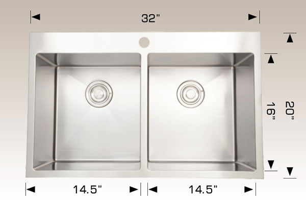 Bosco T203325 Plus Deluxe Plus Series Stainless Steel Kitchen Sink