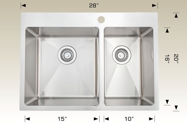 Bosco T208041 Standard Series Stainless Steel Kitchen Sink