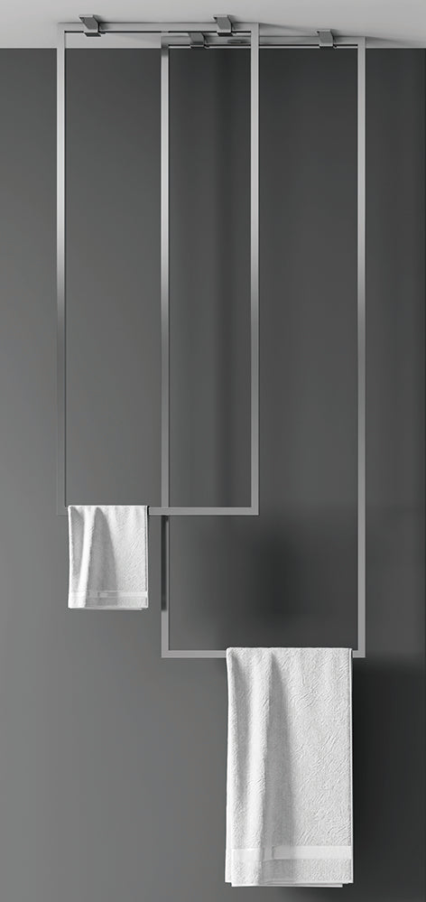 Zitta Ceiling towel rack 60'' x 18'' - 1500 x 450