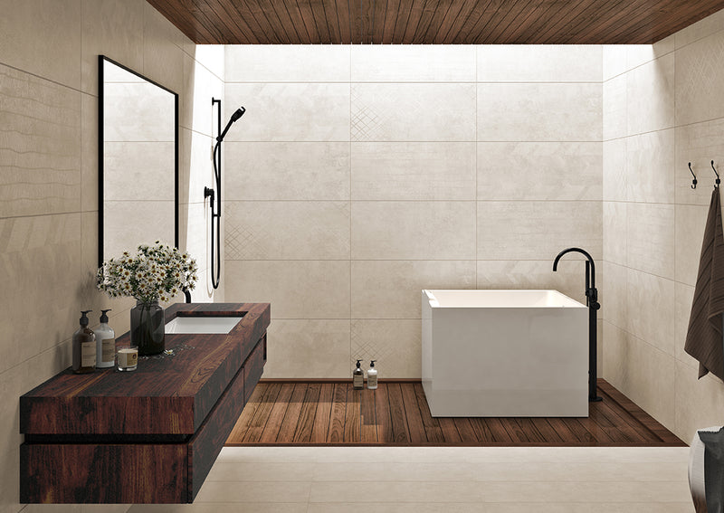 Zitta Samos square tub 39 '' x 39 '' x 28 ¾''