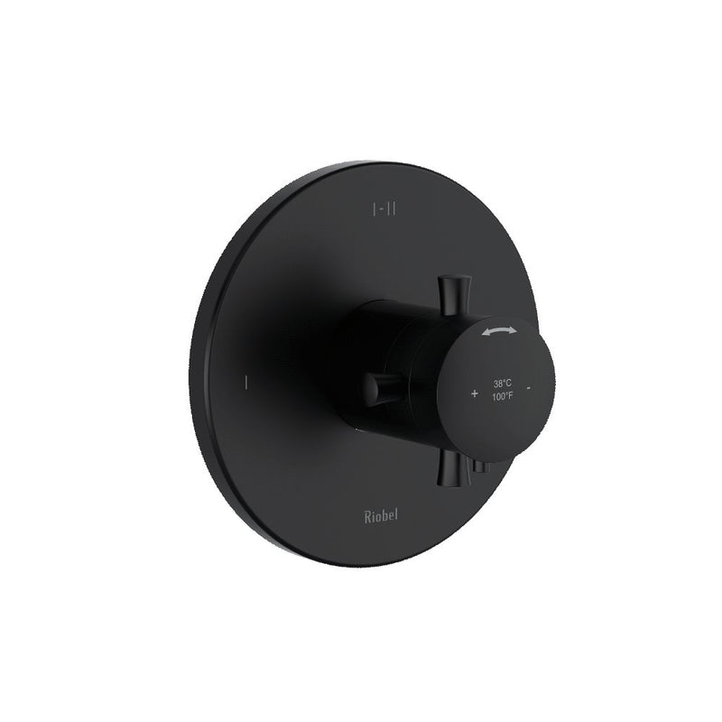 Riobel Edge TEDTM23 2-way Type TP thermostaticpressure balance coaxial valve trim (Without Rough-in)